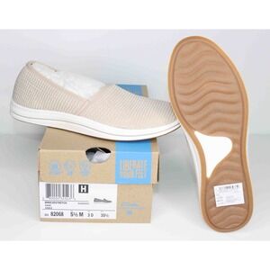 Clarks BreezeStretch Sand Beige Casual Shoes Womens Size 5.5